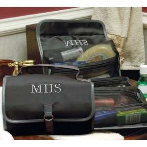 Exclusive Gifts and Favors Personalized Mens Micro Fiber Toiletry Bag 