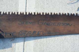   Warranted Superior 1 or 2 Man 46 Crosscut Logging Saw w/Helper Handle