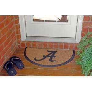  ALABAMA CRIMSON TIDE Team Logo Half Moon Coir Fiber DOOR 