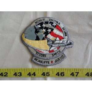  Space Shuttle Patch   Scobee Smith Jarvis McCauliffe 