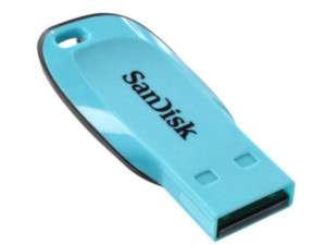 SANDISK CRUZER BLADE BLUE 8GB 8G 8 G GB USB FLASH DRIVE  