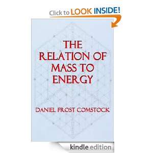 The Relation of Mass to Energy (The London, Edinburgh, and Dublin 