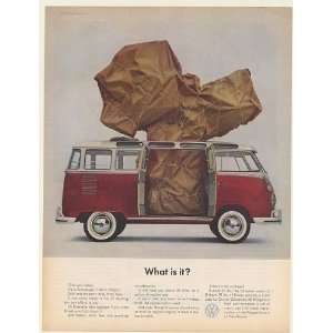  1963 VW Volkswagen Station Wagon What is It? Carries Large 