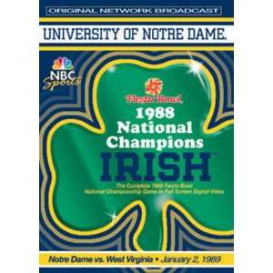   Dame Fighting Irish 1988 National Championship DVD