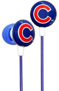   Licensed Ear Bud Headphones   Chicago Cubs 187016574135  