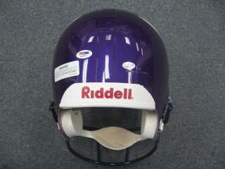 Daunte Culpepper Signed Riddell Full Size Helmet with a Certificate of 