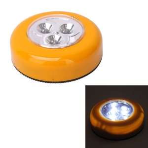  Mini Cordless 3 LED Powered Stick Tap Touch Lamp Light 