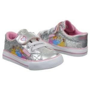  Disney Princess Shoes toddler 6 girl silver sparkle tennis 
