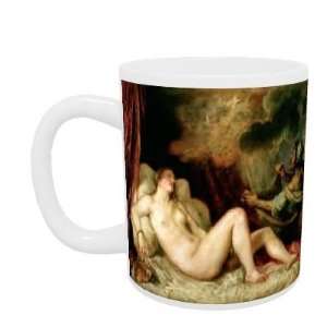 Danae Receiving the Shower of Gold (oil on canvas) by Titian   Mug 