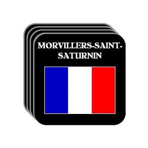 France   MORVILLERS SAINT SATURNIN Set of 4 Mini Mousepad Coasters