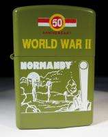 Vintage WWII Lighter D Day 50th Anniversary Normandy CAR 761  