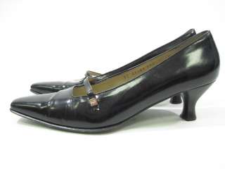 SALVATORE FERRAGAMO Black Pumps Shoes Heels Sz 9.5  