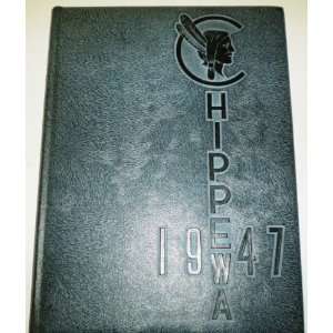  Central Michigan College Chippewa 1947 Yearbook Books