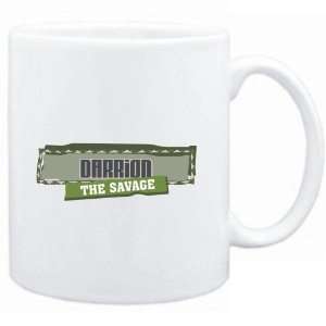  Mug White  Darrion The Savage  Male Names Sports 