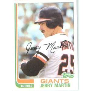  1982 Topps # 722 Jerry Martin San Francisco Giants 