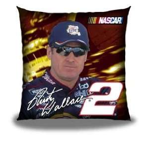  NASCAR Racing Rusty Wallace 18X18 Portrait Pillow   Auto 