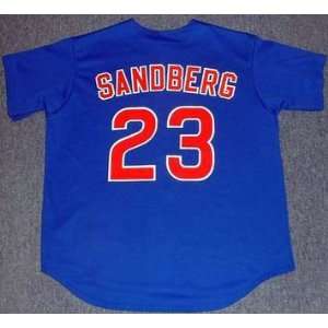RYNE SANDBERG Chicago Cubs Majestic Alternate Baseball Jersey