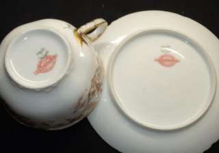Haviland Limoges TRES CHIC EPIC URN SASH Handle BREAKFAST Tea cup and 