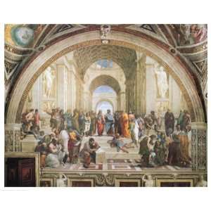  School of Athens Giclee Poster Print by Raphael , 50x40 