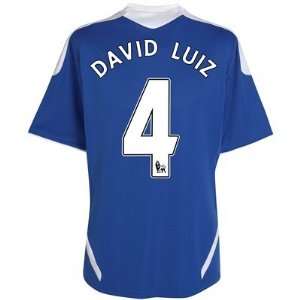  Chelsea Home Soccer Jersey Football Shirt 2012 David Luiz 