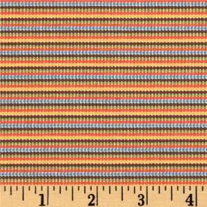  44 Wide Glorious Food Dot Stripe Orange Fabric By The 