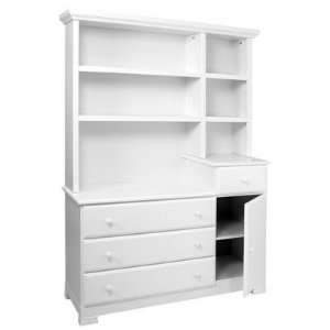  Kalani Combo Dresser and Hutch Set in White
