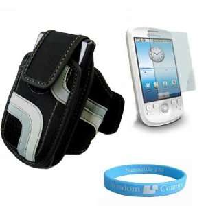  Black Active Armband + Clear Screen Protector + Wisdom 