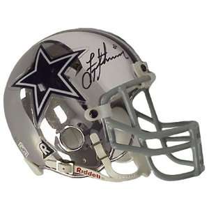  Troy Aikman Dallas Cowboys Autographed Chrome Mini Helmet 