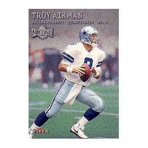  Troy Aikman 2000 Metal Card #102