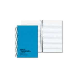  Notebook, 1 Sub, 80 Shts, College, 7 3/4x5, Blue Cover 