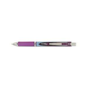   Roller Ball Retractable Gel Pen, Needle, Violet, Medium Electronics