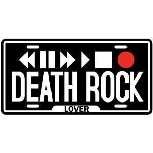    New  Play Death Rock  License Plate Music