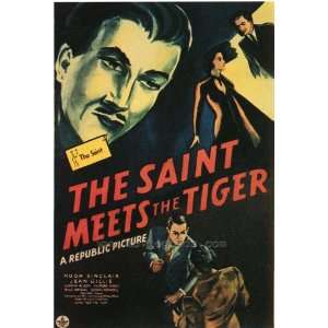  The Saint Meets the Tiger   Movie Poster   27 x 40