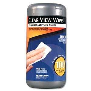  NEW ClearView Wipes 100 pack (Computers Notebooks) Office 