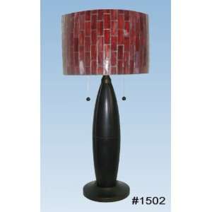  Paul Sahlin 1502 Paul Sahlin Gazette Tall Red Table Lamp 