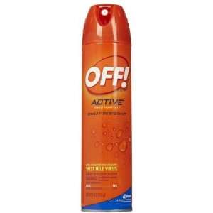  Off Active Aerosol Insect Repellant 9 oz (Quantity of 4 