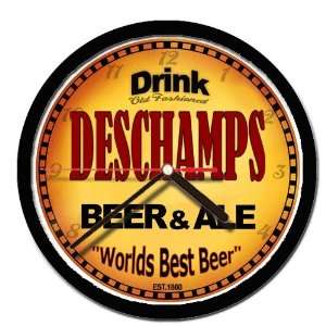  DESCHAMPS beer and ale cerveza wall clock 