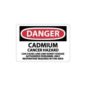   Cancer Hazard Can Cause Lung And. . . Safety Sign