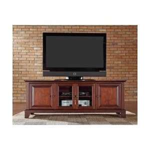  Newport 60 Low Profile TV Stand in Vintage Mahogany 