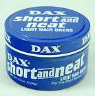 DAX SHORT AND NEAT LIGHT HAIR DRESS 3.5oz