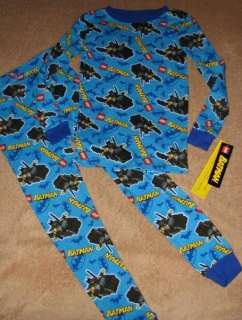 BATMAN LEGO *Dark Knight*Joker* Blue L/S Pajamas NWT 10  