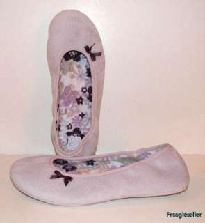 Dearfoams womens slippers shoes size X Large (11 12) light purple 