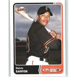  2003 Topps Total #455 Deivis Santos   San Francisco Giants 