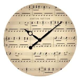  Music Note Wall Clock by Ashton Sutton