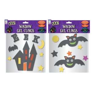  Halloween Window Gel Clings Case Pack 48
