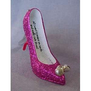   ON EARTH AND REALLY CUTE SHOES   HALLMARK ORNAMENT