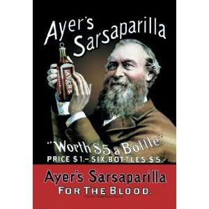 Exclusive By Buyenlarge Ayers Sarsaparilla 20x30 poster  