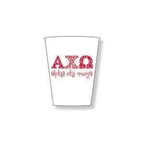 Alpha Chi Omega Leopard Frost Flex Cup 8 pack 16oz  