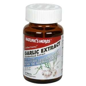  Garlic Extract Certified Potency 50 Tablets Health 