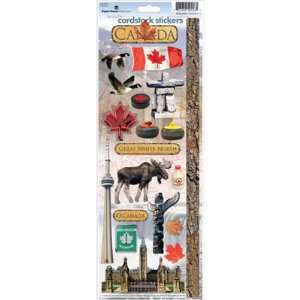  STCX 0135EZ Canada 2 Cardstock Sticker 